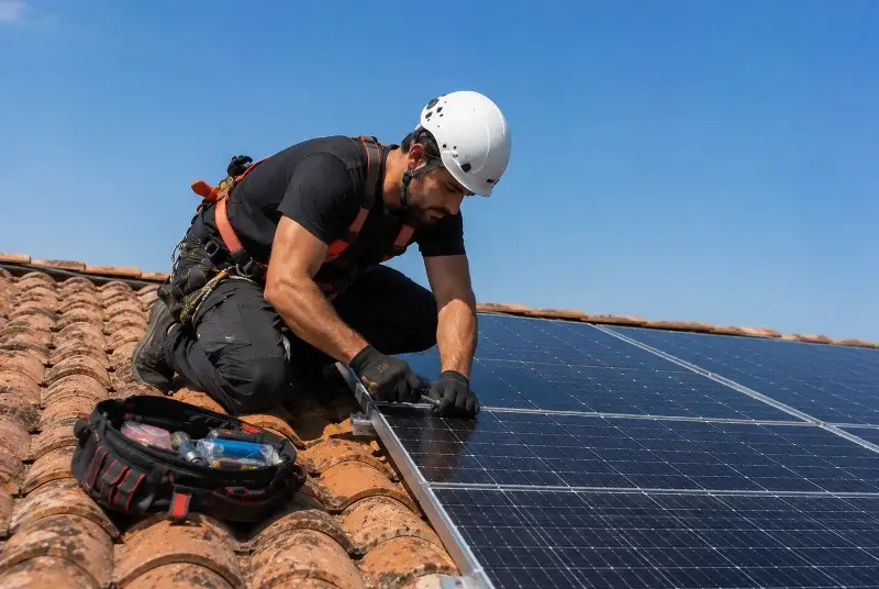 Maintenance et monitoring de panneaux solaires à Moux
