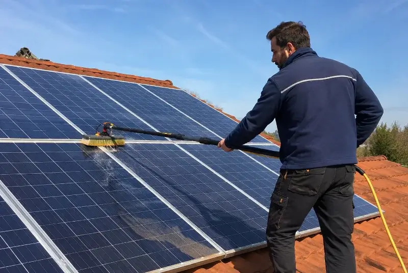Nettoyage et entretien de panneaux solaires à Moux