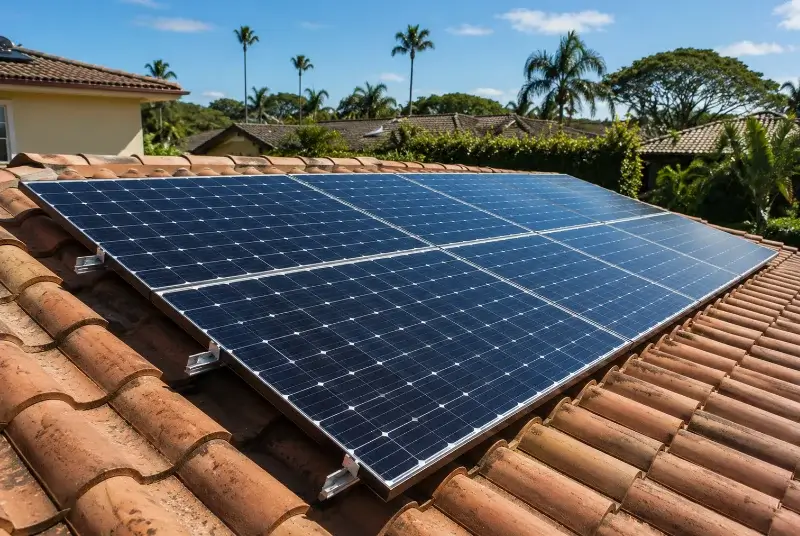Installation de panneaux solaires à Moux